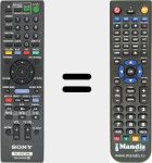 Replacement remote control for RM-ADP069 (A1846295A)