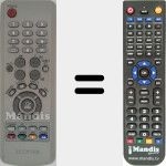 Replacement remote control for BN59-00457A
