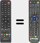 Replacement remote control for BR01