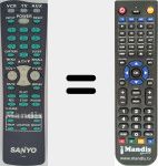 Replacement remote control for FXVS