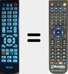 Replacement remote control for XR262017