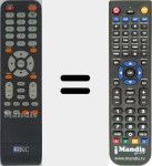 Replacement remote control for KC-3913