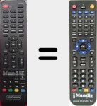 Replacement remote control for TKS65SM01