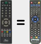 Replacement remote control for MKJ37815705
