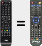 Replacement remote control for Media Tank 1G