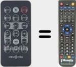 Replacement remote control for R-ES6113