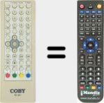 Replacement remote control for RC-051