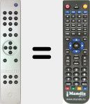 Replacement remote control for RC-640AT