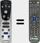 Replacement remote control for RC-DV310