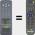 Replacement remote control for RC 2134.1