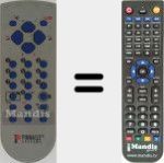 Replacement remote control for REMCON1531