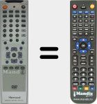 Replacement remote control for RM-203