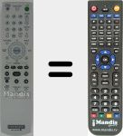 Replacement remote control for RM-SCR50