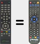Replacement remote control for SEI001