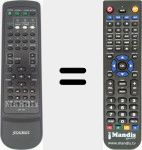 Replacement remote control for SR-167