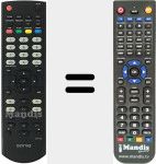 Replacement remote control for QT102
