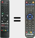 Replacement remote control for QT160