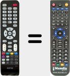 Replacement remote control for QT115