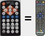 Replacement remote control for SPM100