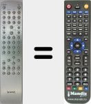 Replacement remote control for VIE005