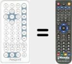 Replacement remote control for MAR001