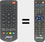Replacement remote control for 011118