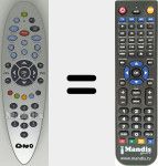 Replacement remote control for Ono005