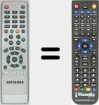 Replacement remote control for ANT001