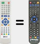 Replacement remote control for BOST002