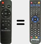 Replacement remote control for Tapio V