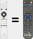 Replacement remote control for CanalDigital001
