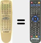 Replacement remote control for EMAX001