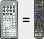 Replacement remote control for ENE007