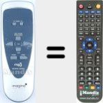 Replacement remote control for A852 (Imagina)
