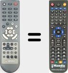Replacement remote control for KWOR001