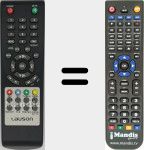 Replacement remote control for LAU003