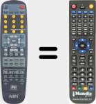 Replacement remote control for LW105E