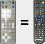 Replacement remote control for STRC-300 (LZ.A6102.001)