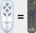 Replacement remote control for MCD001
