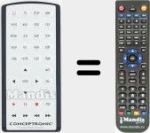 Replacement remote control for Media Adapter To Tv
