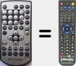 Replacement remote control for Muse001
