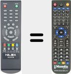 Replacement remote control for NX-DT30