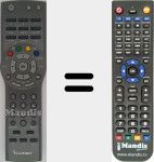 Replacement remote control for REMCON1147