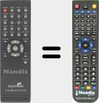 Replacement remote control for REMCON1453