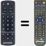 Replacement remote control for REMCON1597