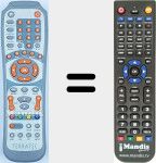 Replacement remote control for REMCON1945