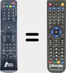 Replacement remote control for REMCON1981