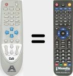 Replacement remote control for REMCON2082