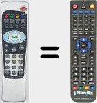Replacement remote control for RG405 DT2