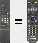 Replacement remote control for RR-925